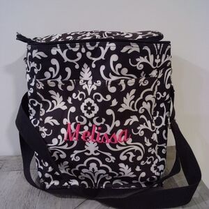 Thirty ONE picnic Bag Black and White Patterned